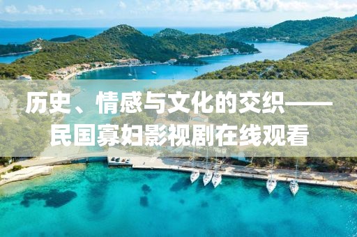 历史、情感与文化的交织——民国寡妇影视剧在线观看