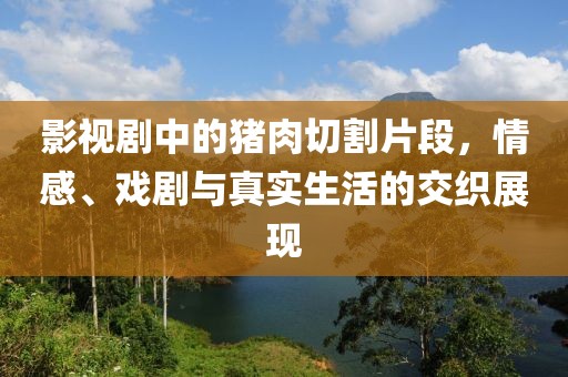 影视剧中的猪肉切割片段，情感、戏剧与真实生活的交织展现