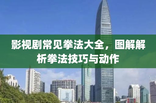 影视剧常见拳法大全，图解解析拳法技巧与动作