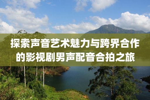 探索声音艺术魅力与跨界合作的影视剧男声配音合拍之旅