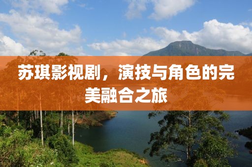 苏琪影视剧，演技与角色的完美融合之旅